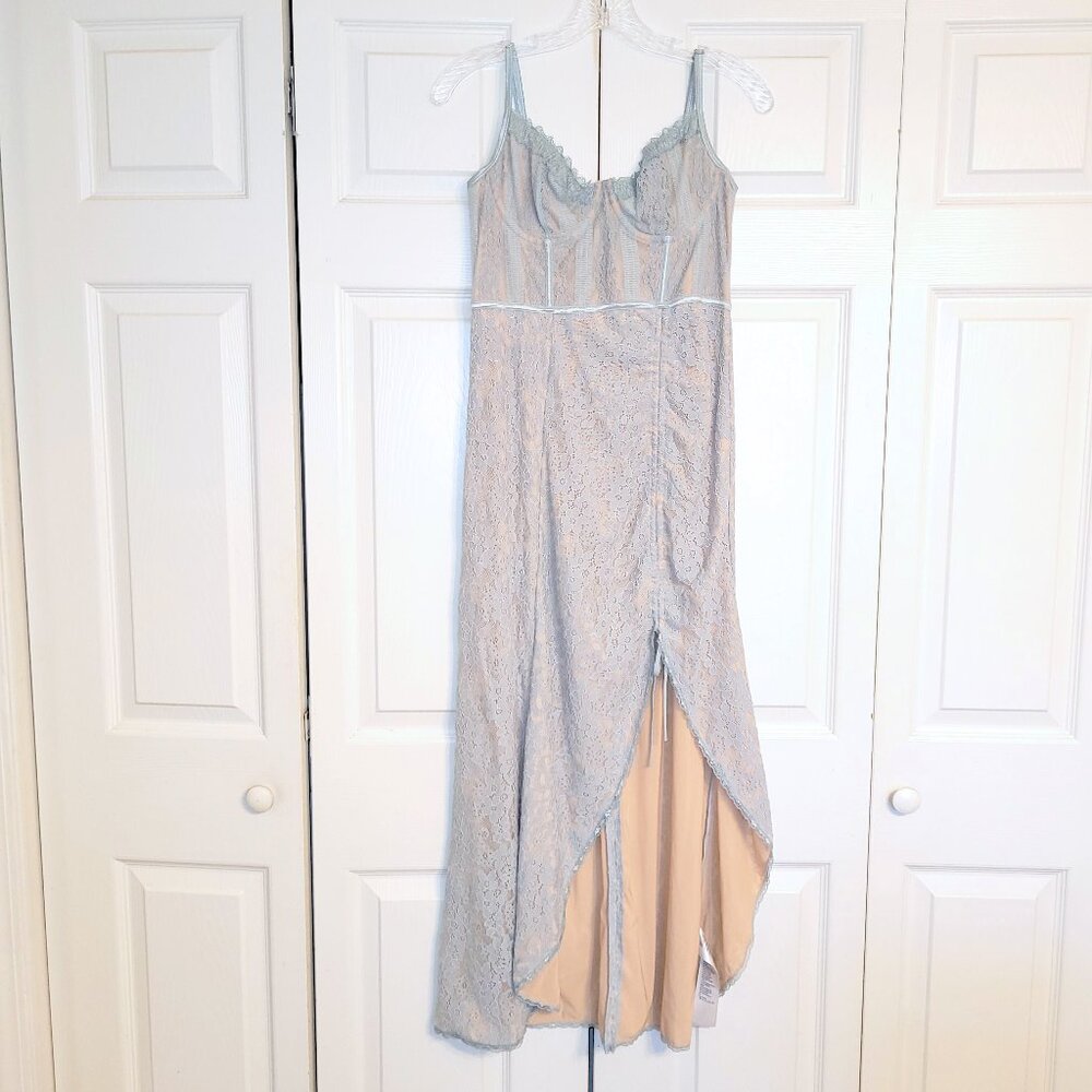 Urban Outfitters Angelica Corset Lace Midi Slip Dress - Picture 2 of 8
